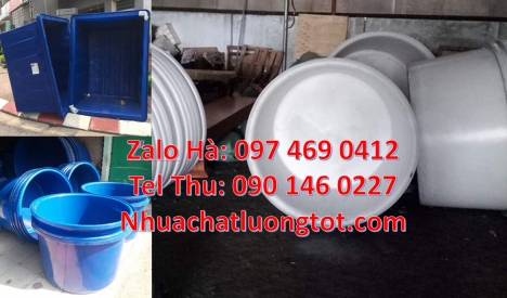 thùng nhựa chữ nhật 1250 lít, Thau nhựa 3000l, Thùng nhựa 1000l, thùng chữ nhật 1000 lít