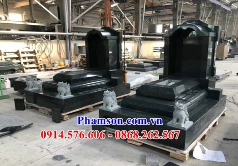 11 xây dựng mộ đá đôi hải dương - lăng mộ đôi liền khối