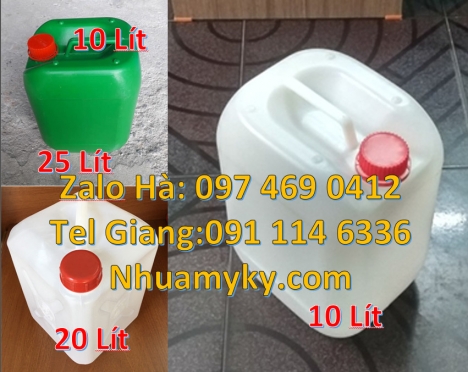 Can nhựa 20 lít đựng hóa chất, can 20l giá rẻ, can 25l xanh, Can cao cấp, Can 20l đựng axit, can 25l