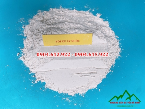 vôi bột cho sử lý nước thải