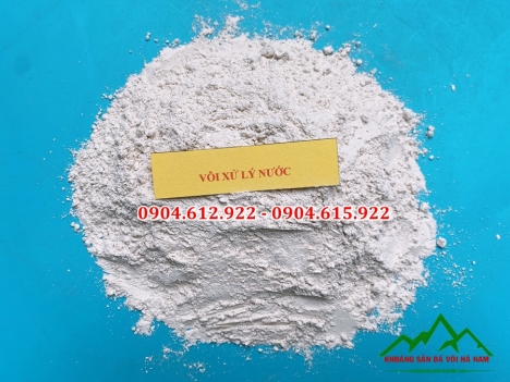 vôi bột cho sử lý nước thải