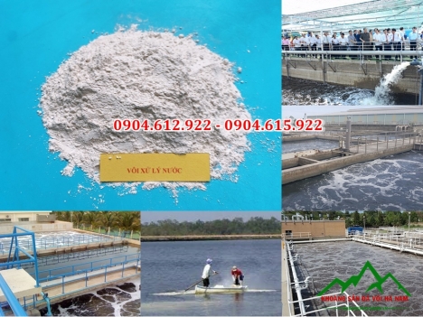 vôi bột cho sử lý nước thải