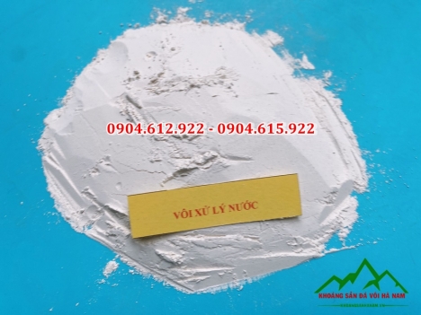 vôi bột cho sử lý nước thải