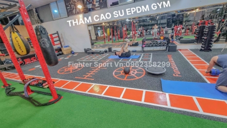 Tổng kho sàn thảm phòng Gym Boxing