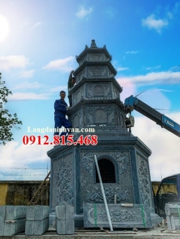 Bảo tháp đá – Các mẫu bảo tháp phật giáo xây bằng đá khối tự nhiên đẹp