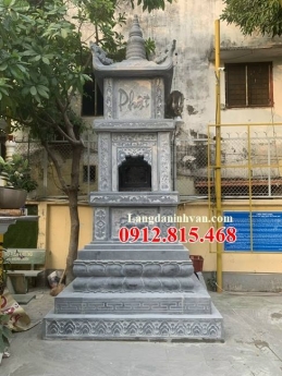 Mộ tháp phật giáo – Xây mộ tháp phật giáo để hài cốt bằng đá đẹp
