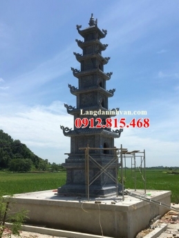 Bảo tháp đá – Các mẫu bảo tháp phật giáo xây bằng đá khối tự nhiên đẹp