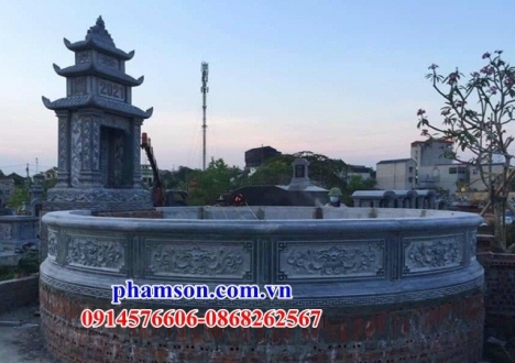 031 khánh hòa mộ đá đẹp - mồ đá tròn giá rẻ
