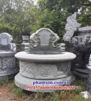 031 khánh hòa mộ đá đẹp - mồ đá tròn giá rẻ