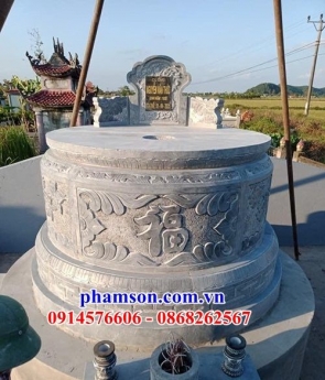 031 khánh hòa mộ đá đẹp - mồ đá tròn giá rẻ