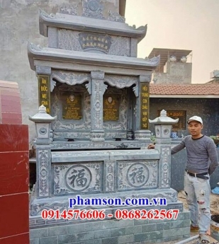 bán lăng mộ ba mái vĩnh long - giá lăng mộ đá