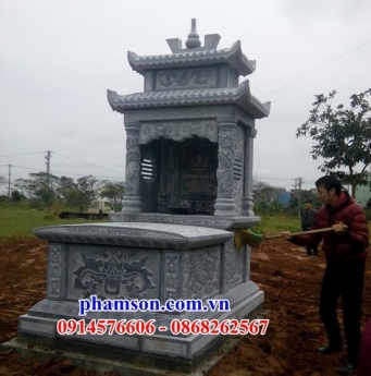 bán lăng mộ ba mái vĩnh long - giá lăng mộ đá