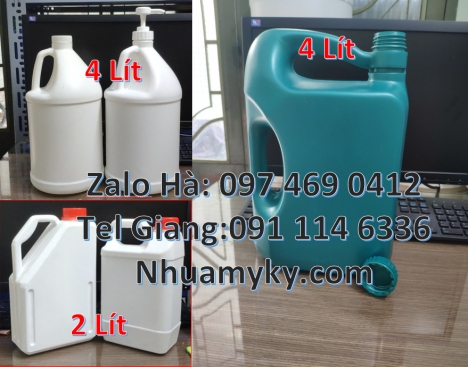 can 1l hdpe trắng giá rẻ, can nhựa cao cấp Địa chỉ bán can hdpe, Can 1l đựng thuốc thú y, can 2l đựn