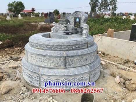 031 khánh hòa mộ đá đẹp - mồ đá tròn giá rẻ