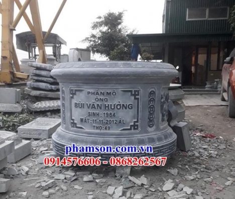 031 khánh hòa mộ đá đẹp - mồ đá tròn giá rẻ