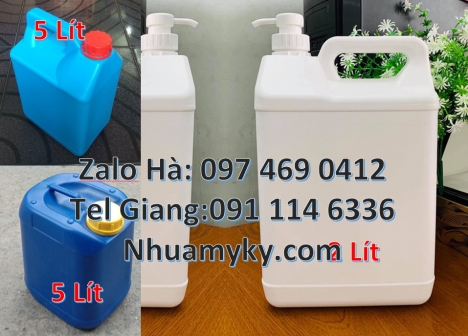 can 1l hdpe trắng giá rẻ, can nhựa cao cấp Địa chỉ bán can hdpe, Can 1l đựng thuốc thú y, can 2l đựn