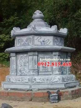Tháp mộ bát giác để hũ tro cốt – 5 mẫu tháp mộ bát giác thờ cốt đẹp bán toàn quốc