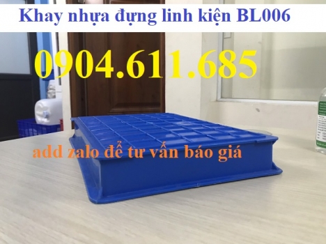 Khay nhựa đựng linh kiện BL006, khay đựng phụ tùng, ốc vít
