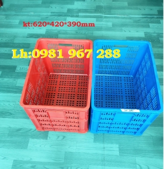 Rổ nhựa hở 3t9 , sóng nhựa rỗng HS005