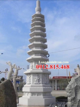Tháp mộ bát giác để hũ tro cốt – 5 mẫu tháp mộ bát giác thờ cốt đẹp bán toàn quốc