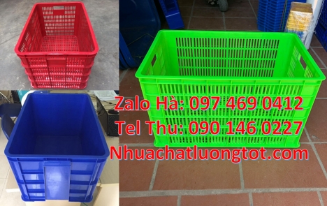 Giỏ nhựa, rổ nhựa, Thùng nhựa đặc B3, thùng nhựa đựng thủy sản, Sóng nhựa 26 bánh xe, giỏ nhựa đựng