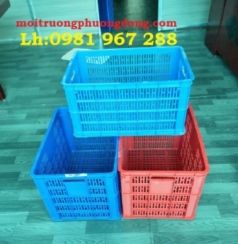 Rổ nhựa hở 3t9 , sóng nhựa rỗng HS005