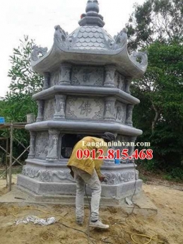 Tháp mộ bát giác để hũ tro cốt – 5 mẫu tháp mộ bát giác thờ cốt đẹp bán toàn quốc