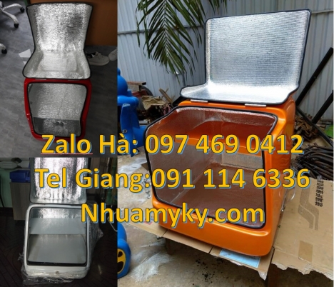 Thùng ship hàng giữ nhiệt, Thùng giao hàng nhanh, Thùng chở hàng, Thùng giao trà sữa, thùng đựng hàn