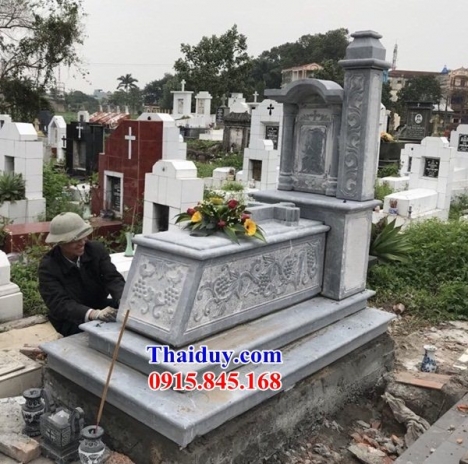 118 đăk lắk lăng mộ công giáo đẹp - mồ mả để cốt bằng đá