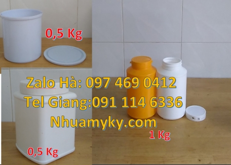 Hũ hóa chất 50 gram, hũ 50gr nắp vặn, hũ nhựa 100gr, hũ đựng sốt thịt nướng 200g, hũ 200 gram, hũ 25