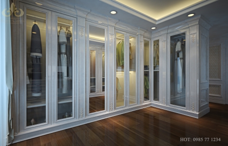 Thiết kế nội thất biệt thự tân cổ điển Vinhomes Riverside Hoa Anh Đào