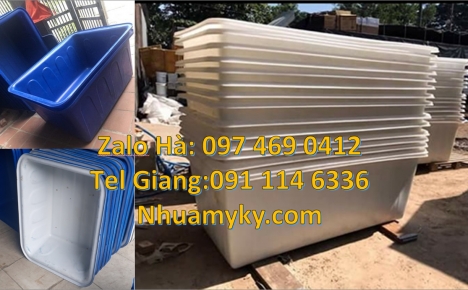 Thùng nhựa 1800 lít, thùng tròn có nắp đậy, thùng chữ nhật dung tích lớn, thùng nhựa giá sỉ, Thù