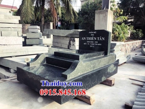 51 lào cai lắp đặt lăng mộ đá đẹp - mộ đá tam cấp bằng đá xanh