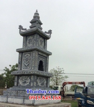 lắp đặt tháp mộ để cốt cao bằng - mộ tháp bằng đá xanh ninh bình