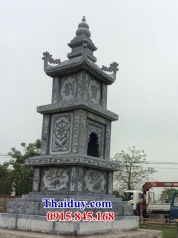lắp đặt tháp mộ để cốt cao bằng - mộ tháp bằng đá xanh ninh bình