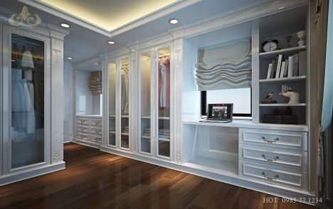 Thiết kế nội thất biệt thự tân cổ điển Vinhomes Riverside Hoa Anh Đào