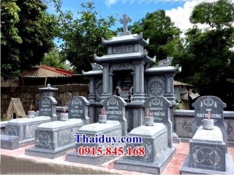 118 đăk lắk lăng mộ công giáo đẹp - mồ mả để cốt bằng đá