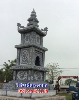 lắp đặt tháp mộ để cốt cao bằng - mộ tháp bằng đá xanh ninh bình