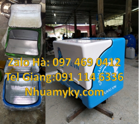 Thùng ship hàng giữ nhiệt, Thùng giao hàng nhanh, Thùng chở hàng, Thùng giao trà sữa, thùng đựng hàn