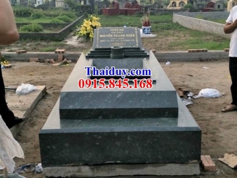 51 lào cai lắp đặt lăng mộ đá đẹp - mộ đá tam cấp bằng đá xanh