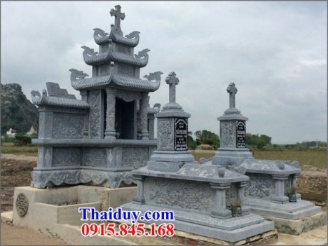118 đăk lắk lăng mộ công giáo đẹp - mồ mả để cốt bằng đá