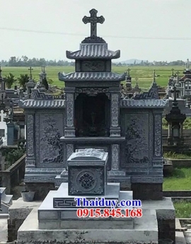 118 đăk lắk lăng mộ công giáo đẹp - mồ mả để cốt bằng đá