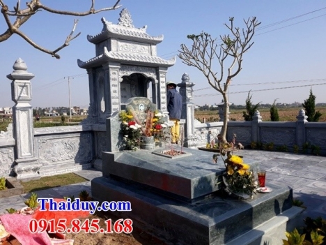 51 lào cai lắp đặt lăng mộ đá đẹp - mộ đá tam cấp bằng đá xanh