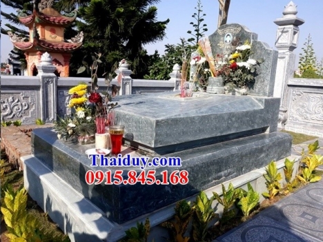 51 lào cai lắp đặt lăng mộ đá đẹp - mộ đá tam cấp bằng đá xanh