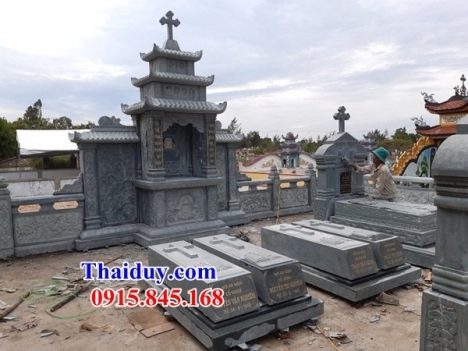 118 đăk lắk lăng mộ công giáo đẹp - mồ mả để cốt bằng đá