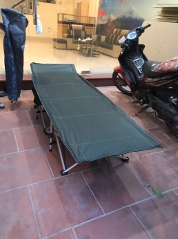 giường gấp thiết kế kiểu quân đội Gb22b- tặng combo túi vỉa đựng, bịt mắt ngủ, giao hàng toàn quốc