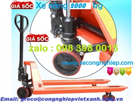 Xe nâng tay 2500 kg - giá rất rẻ