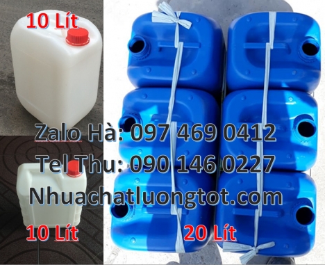 Can 25l đựng phân bón, can nhựa giá rẻ hcm, can dẹp 30 đựng nông dược, can 30l vuông xanh, can 25l x