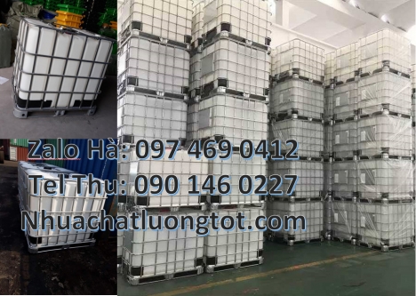 Thùng nhựa 1000l, Tank giá rẻ, sỉ lẻ bồn ibc 1000 lít, bồn ibc 1 khối màu trắng, Tank ibc nhựa 1000l