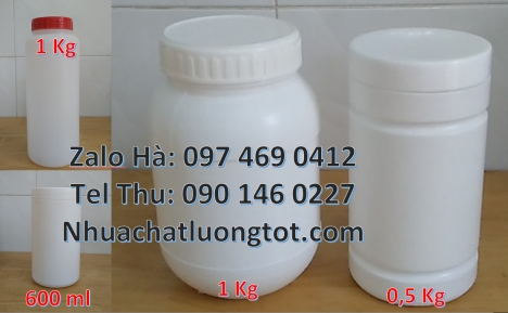 Hũ 50 gram tròn, hũ 50gr trắng đục, hũ 100gr đựng kem body, hũ 200g đựng bơ thực vật,  hũ nhựa 250 g